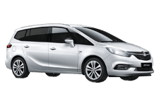 Car Rental Ramsgate - Vauxhall Zafira 5 + 2 - Minibus hire Ramsgate